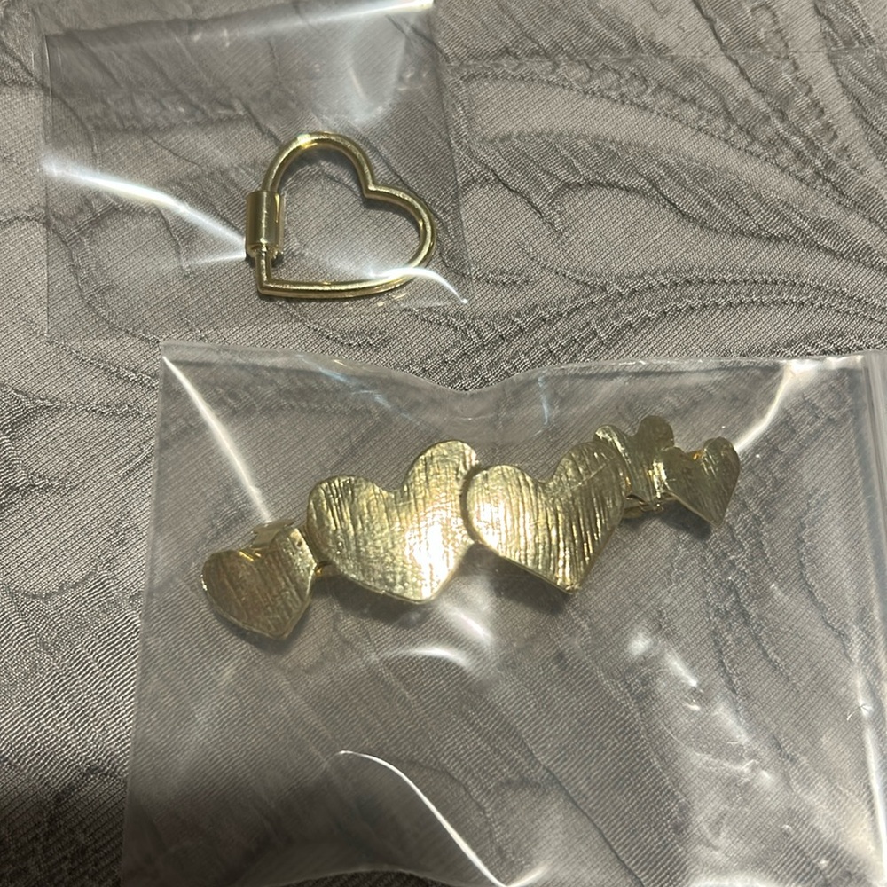 Heart Hair Clip & key chain